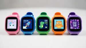 Fünf bunte Kinder-GPS-Smartwatches – Kinder Smartwatch GPS Test 2026