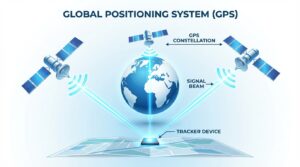 GPS-Satelliten senden Signale an Tracker auf der Erde – Wie funktioniert GPS Tracking